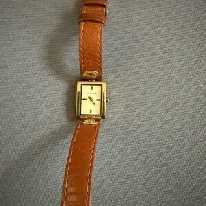 Michael Kors Gold Watch with Brown Strap